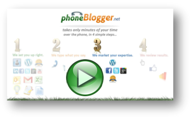 phoneBlogger Video Step #3: Promotion